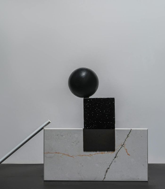Abstract composition representing balance and harmony in daily life